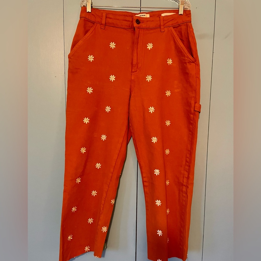 Cotton On embroidered Carpenter jeans